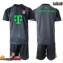 Camisa de Futebol Bayern Munich Goleiro Equipamento Secundário Infantil 2025-26 Manga Curta (+ Calças curtas)
